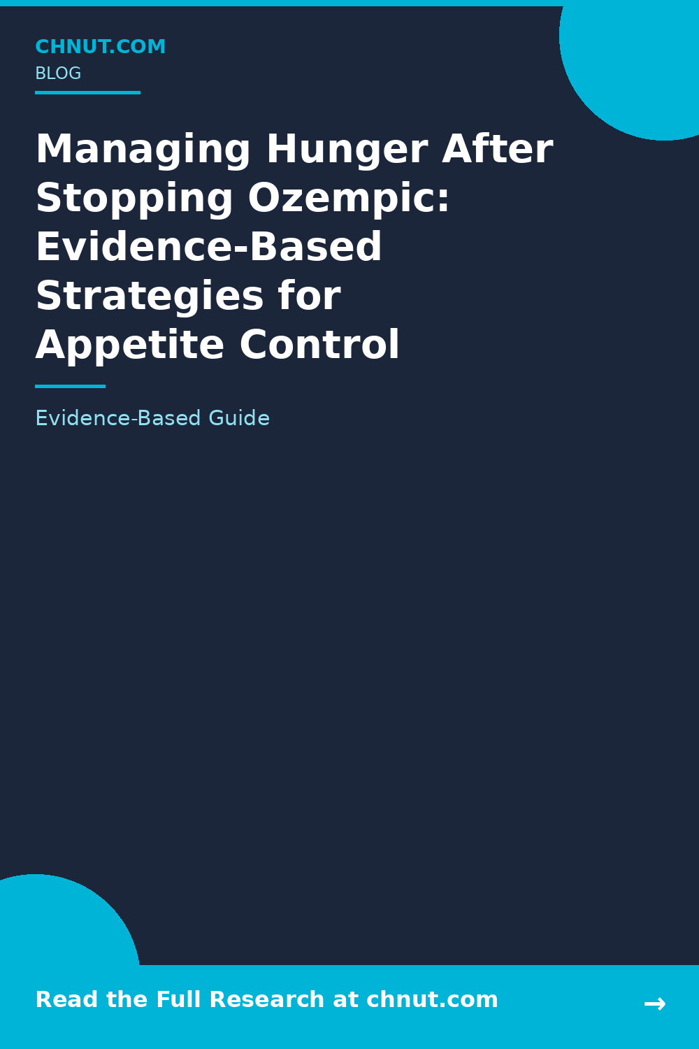 managing hunger after stopping ozempic supplement for improved health and wellness