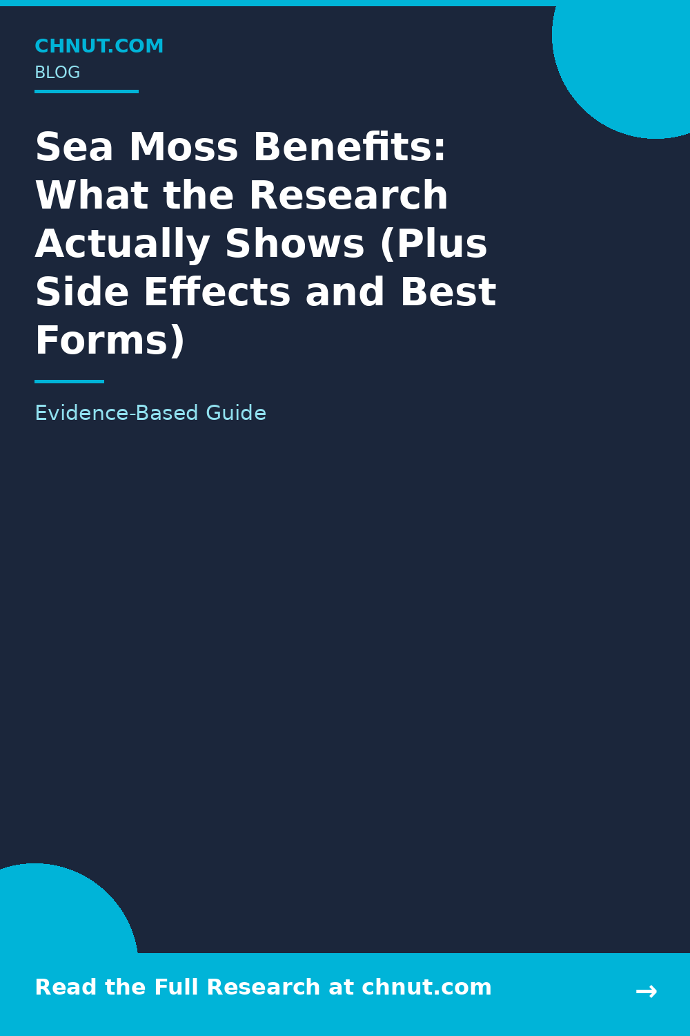sea moss benefits showing key health benefits backed by clinical research