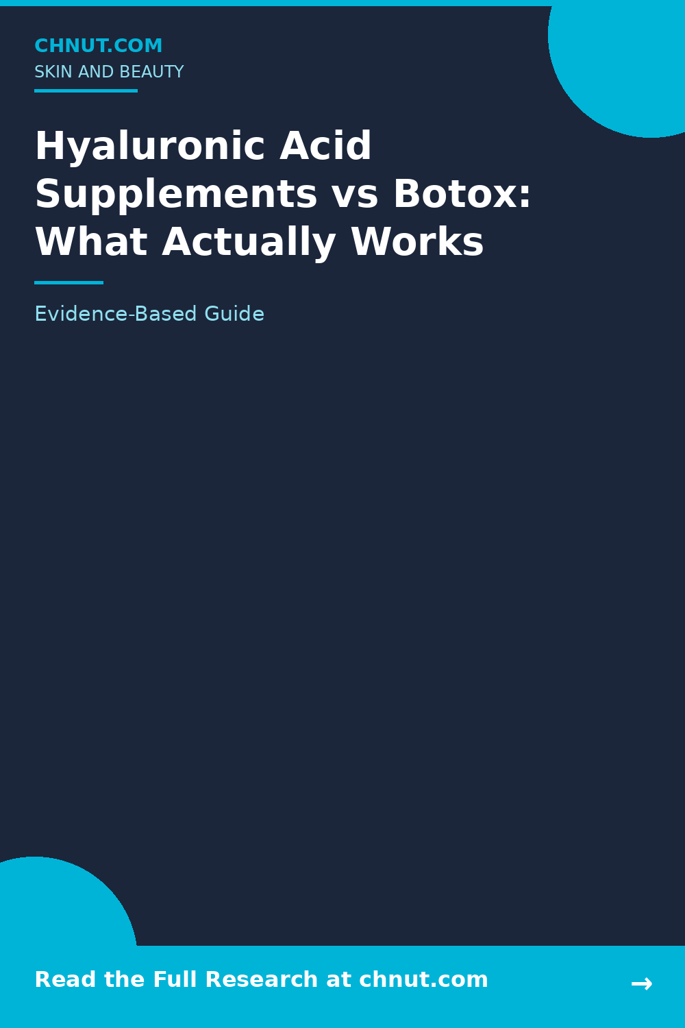 hyaluronic acid supplements and botox supplements compared for effectiveness and benefits