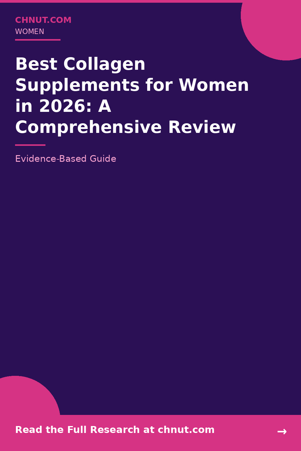 Top-rated collagen supplements for women in bottles with third-party testing and quality certifications
