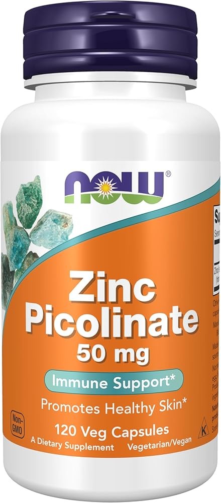 NOW Foods Zinc Picolinate 50mg