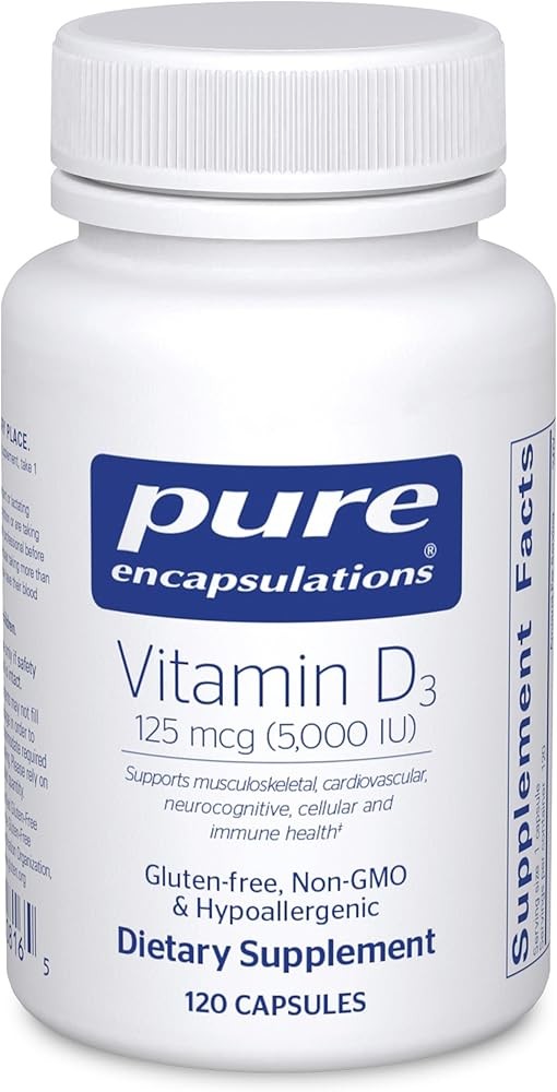 Pure Encapsulations Vitamin D3 5000 IU