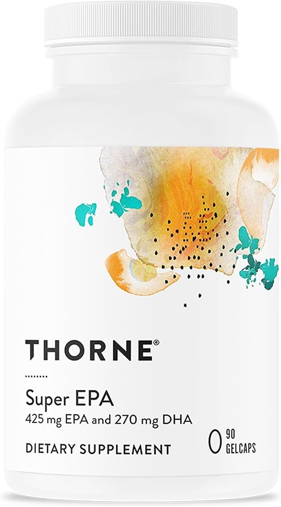 THORNE - Super EPA - Omega-3 Fish Oil Supplement with EPA & DHA from Sustainably Sourced Fish