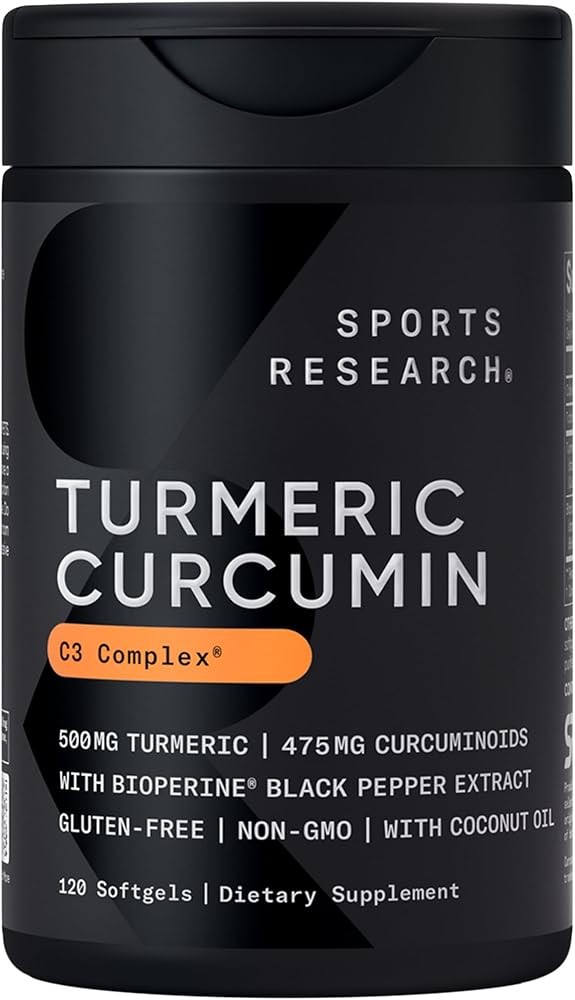 Sports Research Turmeric Curcumin C3 Complex with BioPerine