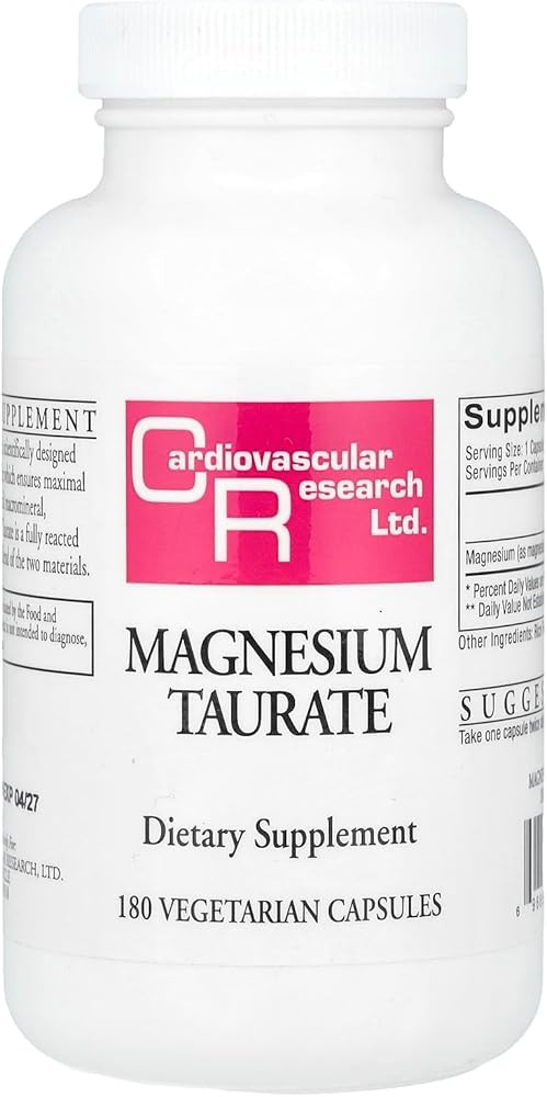 Cardiovascular Research Magnesium Taurate