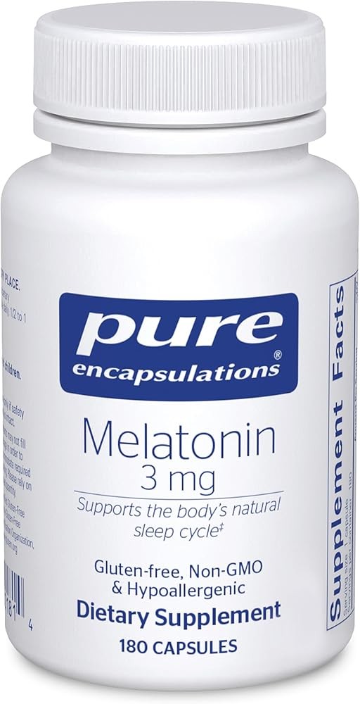 Pure Encapsulations Melatonin 3 mg