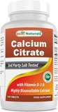 Best Naturals Calcium Citrate with D3