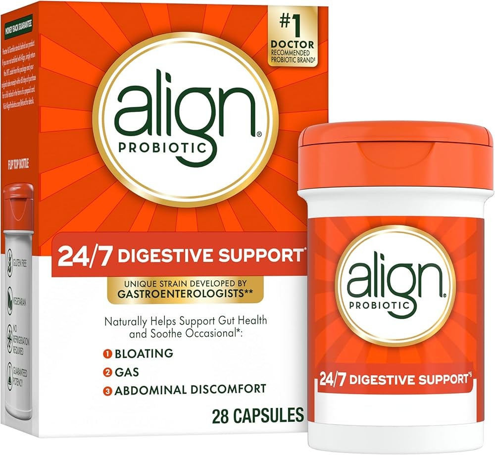 Align Probiotic, 24/7 Digestive Support, Probiotics for Women and Men, Probiotics for Digestive Health