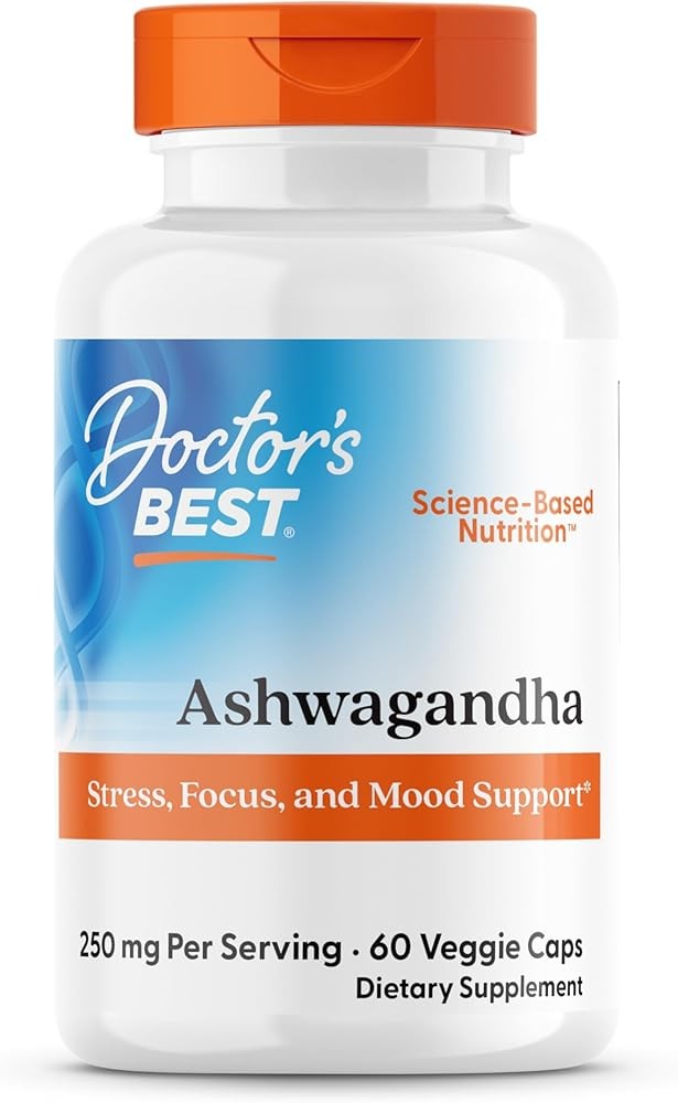 Doctor's Best Ashwagandha with Sensoril 125mg, 60 Count