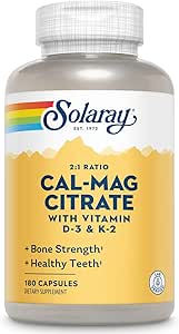 SOLARAY Calcium Magnesium D3 K2