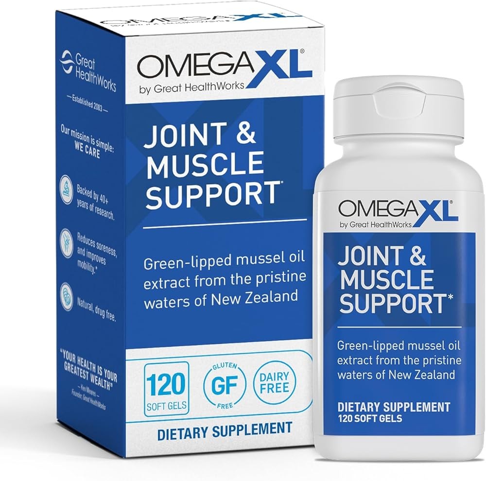 OmegaXL Joint Support Supplement - Green Lipped Mussel Oil