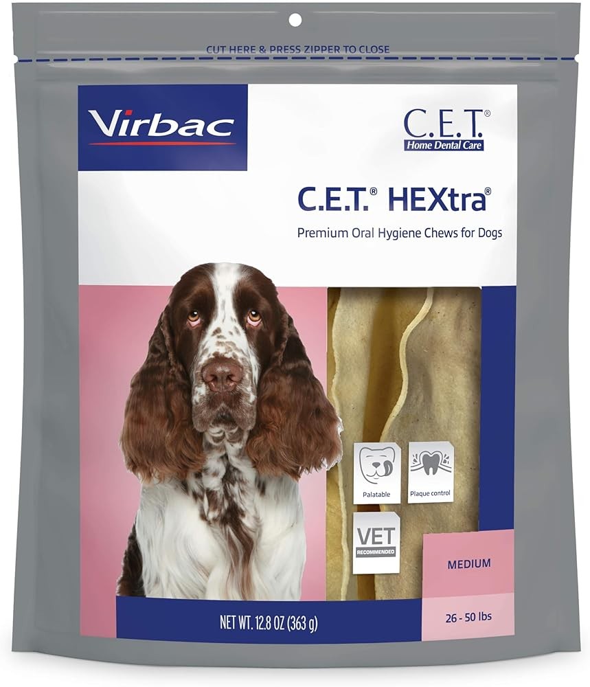 Virbac C.E.T. HEXTRA Premium Oral Hygiene Chews