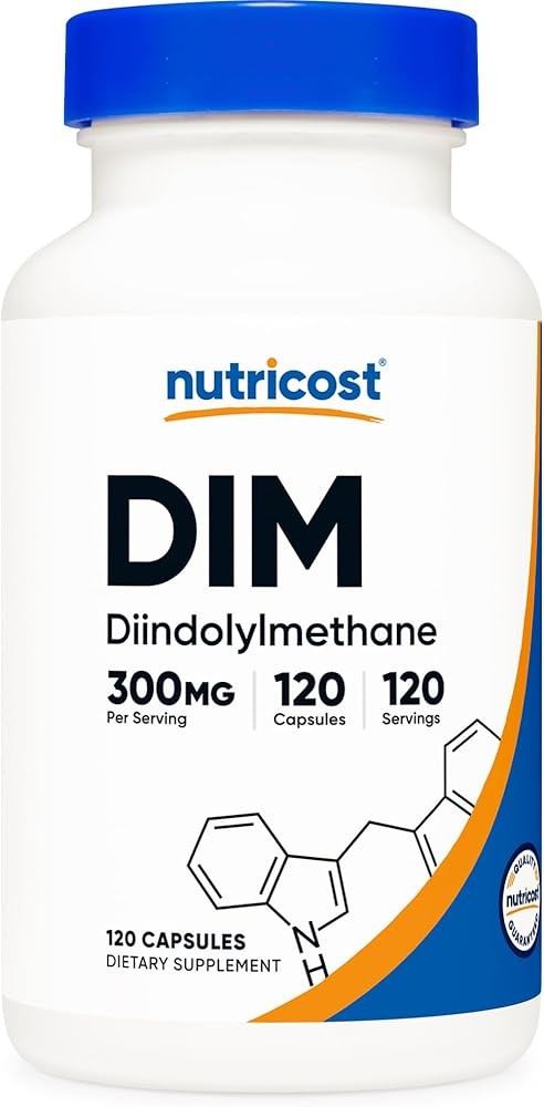 Nutricost DIM (Diindolylmethane) Plus BioPerine 300mg, 120 Vegan Capsules