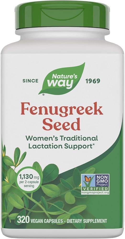 Nature's Way Fenugreek Seed 320 Capsules