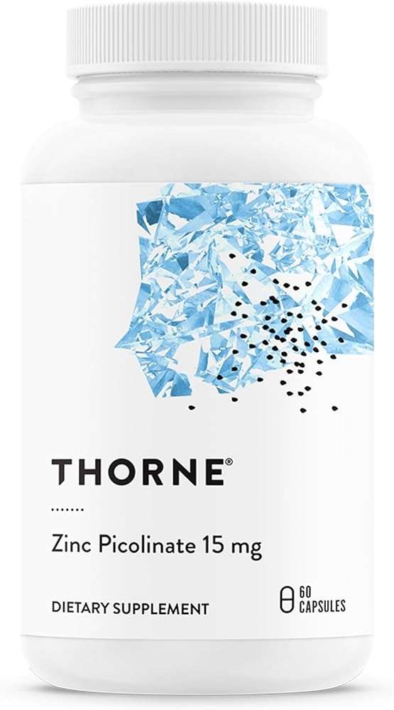 THORNE Zinc Picolinate 15mg - Certified Zinc Supplement