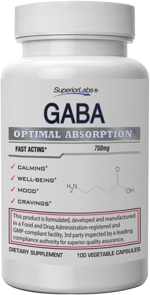 Superior Labs GABA 750mg