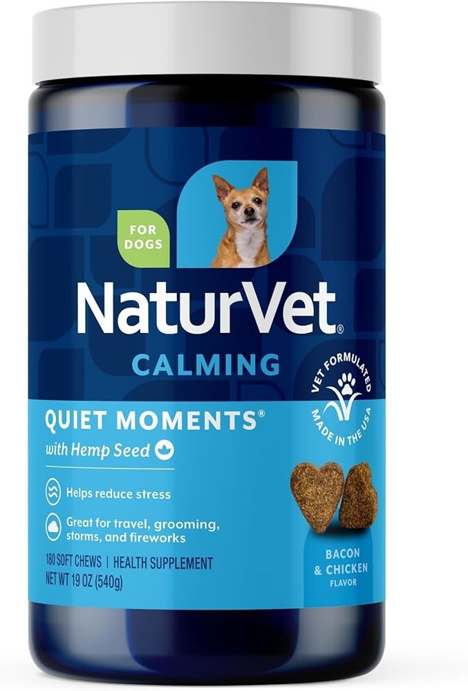 NaturVet Quiet Moments Calming Aid Dog Supplement
