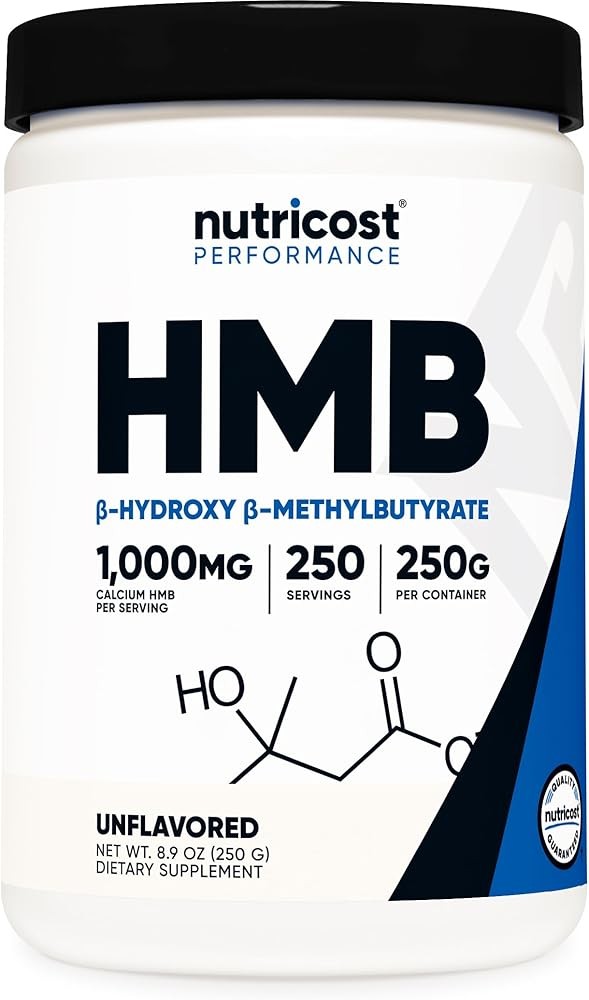 Nutricost HMB Powder (Beta-Hydroxy Beta-Methylbutyrate) 250 Grams