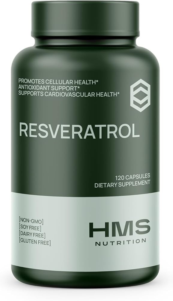 Resveratrol 1400 mg per Serving — 120 Vegan Capsules | High‑Potency Trans‑Resver