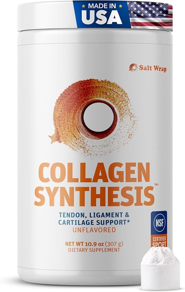 SaltWrap Collagen Synthesis - Collagen Peptides for Joints with Fortigel, Tendoforte, Best Collagen Powder for Tendon...