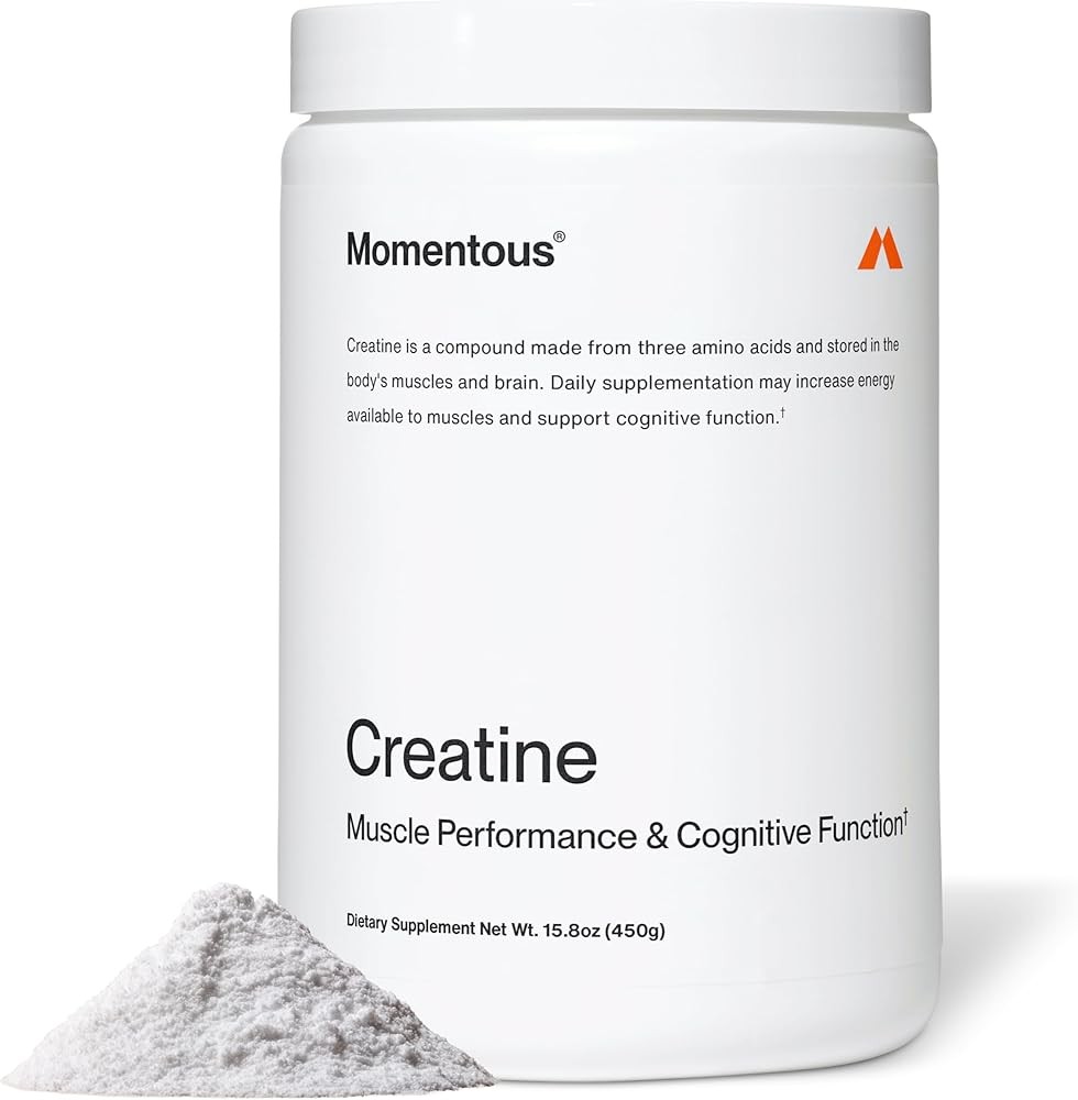 Momentous Creatine Monohydrate Powder - Creatine Powder - Supports Strength, Lean Muscle, & Recovery for Men & Women ...