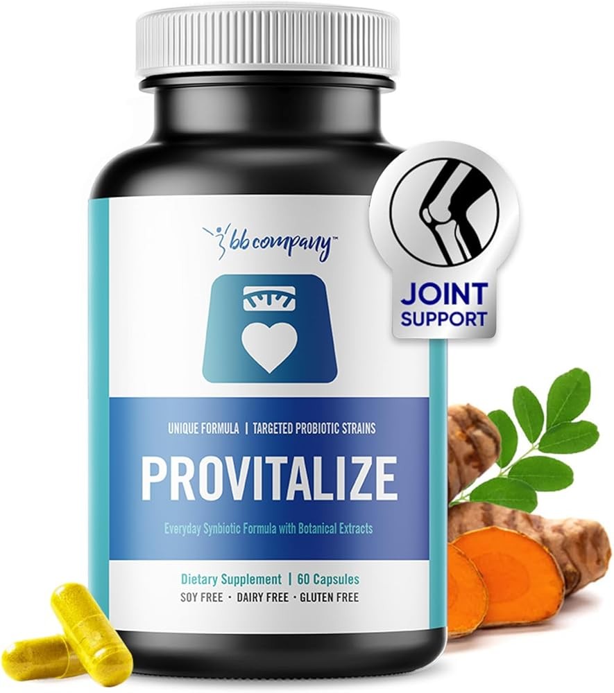 BB Company Provitalize Probiotics for Women - Menopause Weight Management Support with Turmeric