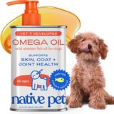 Native Pet Omega 3 Fish Oil – Wild Alaskan Salmon Oil