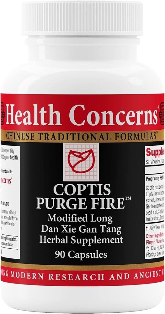 Health Concerns Coptis Purge Fire