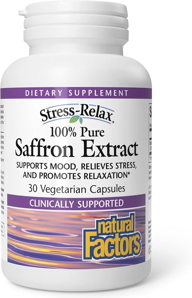 Natural Factors Stress-Relax Affron Saffron Extract 28 mg
