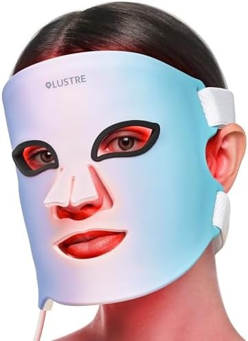 LUSTRE 2-in-1 Red and Blue Light Therapy Mask
