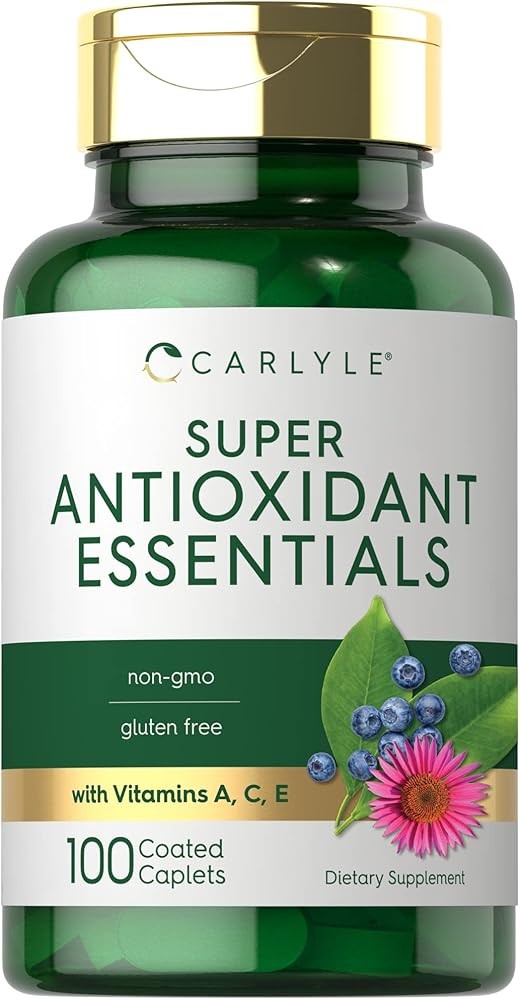 Carlyle Antioxidants Supplement | 100 Caplets | Nutritional Complex | Vitamin A,