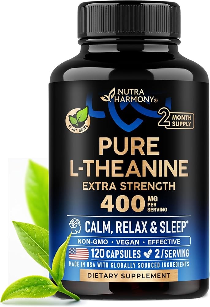 L Theanine 400 mg Extra Strength Supplement