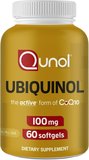 Qunol Ubiquinol CoQ10 100mg Softgels