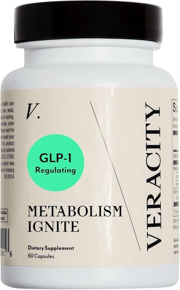 Veracity Metabolism Ignite - Boosts GLP-1 to Reduce Appetite and Cravings for Clinically Proven Weight Loss - Natural...