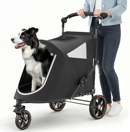 MoNiBloom Dual Entry Pet Stroller (55 lbs)