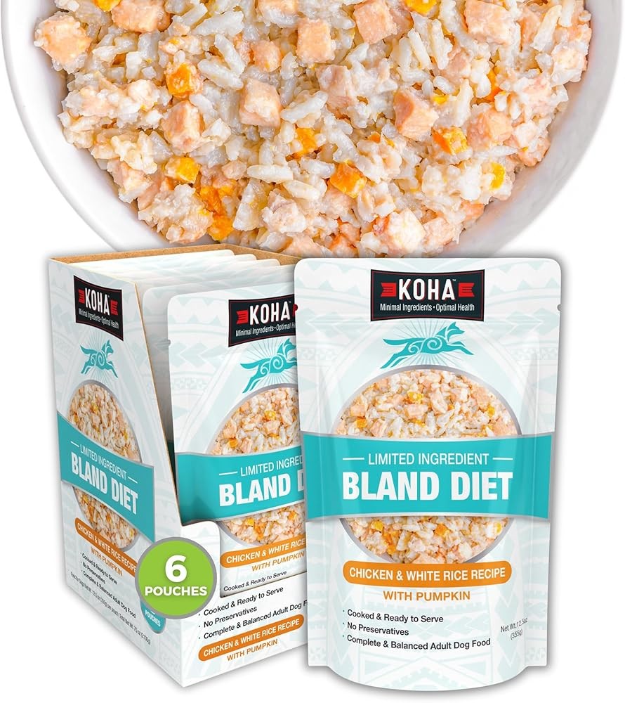 KOHA Limited Ingredient Bland Diet for Dogs, Chicken and White Rice Sensitive Stomach Wet Dog Food, Sold in Over 5,00...