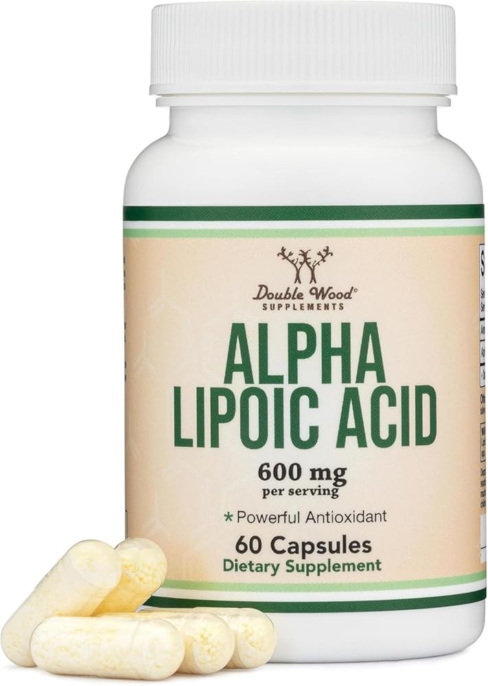 Alpha Lipoic Acid 600mg per Serving, 60 Capsules