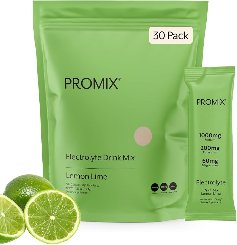 ProMix Nutrition Electrolytes Powder Packets - Sugar Free, Zero Calorie, Stevia Free, Fasting Friendly, Natural Himal...