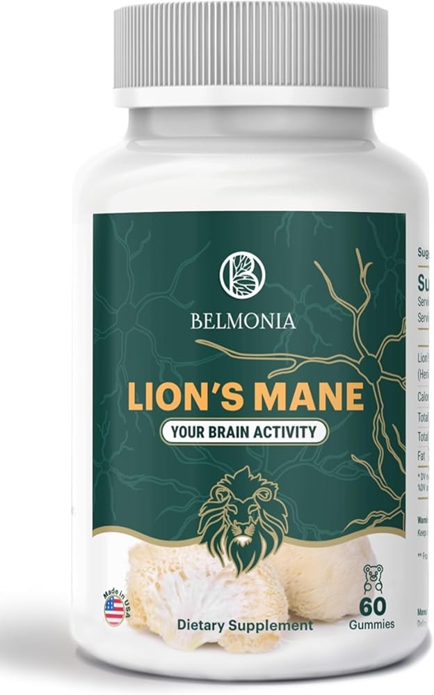 Lion's Mane Mushroom Brain Health Gummies