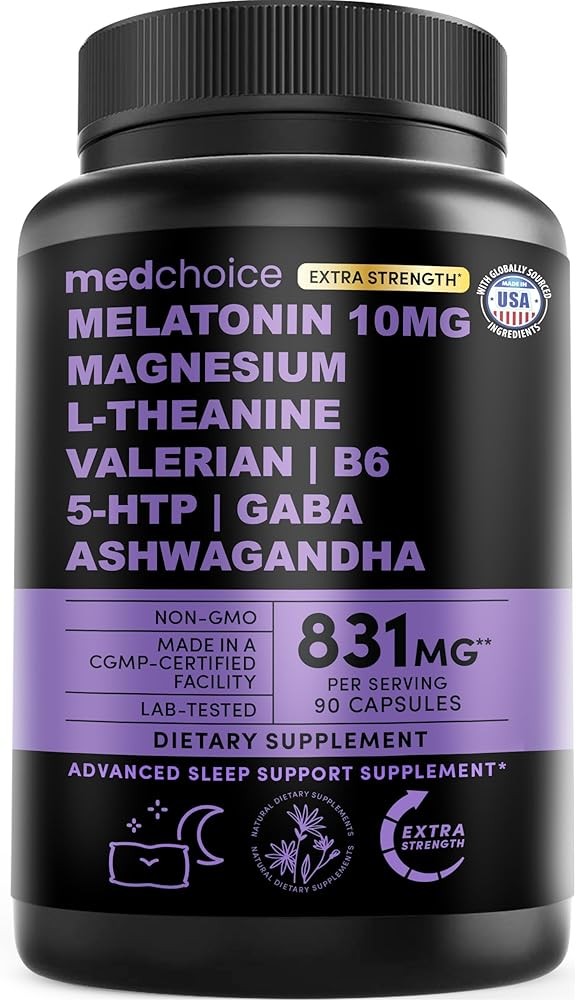 12-in-1 Melatonin Sleep Extra Strength Capsules