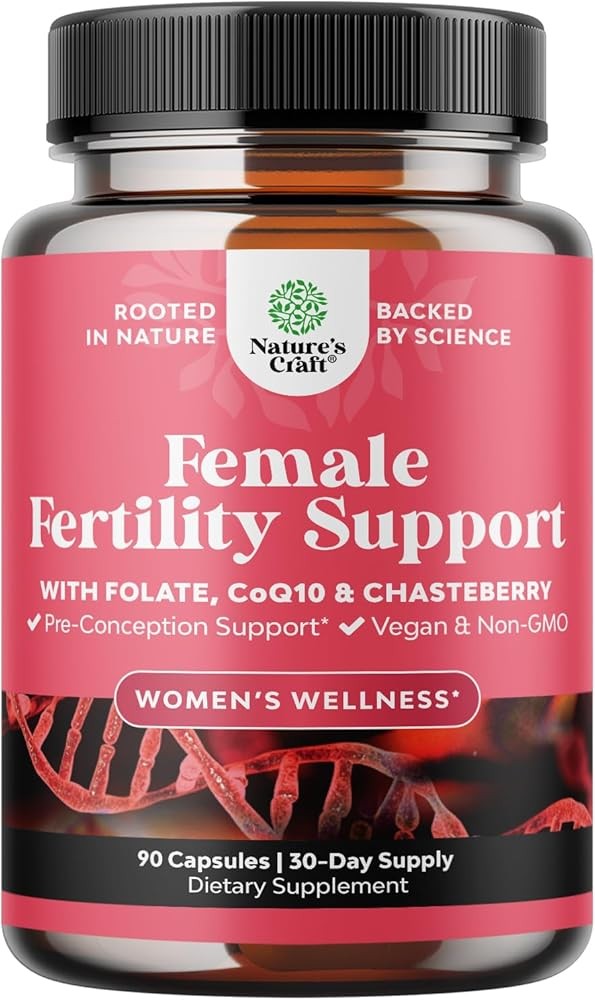 Fertility Supplements for Women with Inositol & Folic Acid - Preconception Vitamins for Women for Hormone Balance wit...