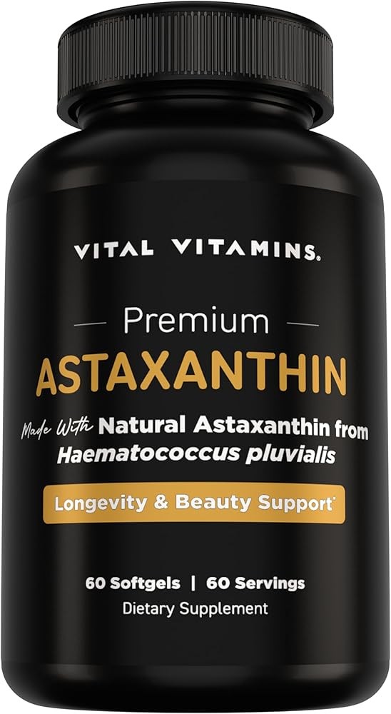 Vital Vitamins Astaxanthin 12mg Softgels