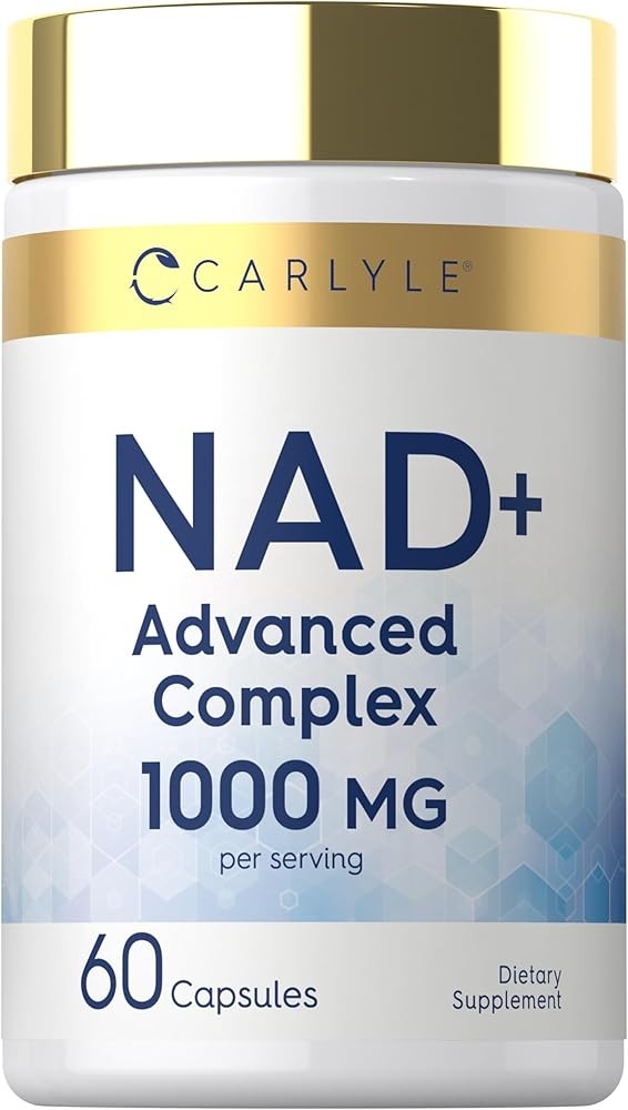 Carlyle NAD+ Supplement 1000 mg | 60 Capsules | with Resveratrol and Collagen | 