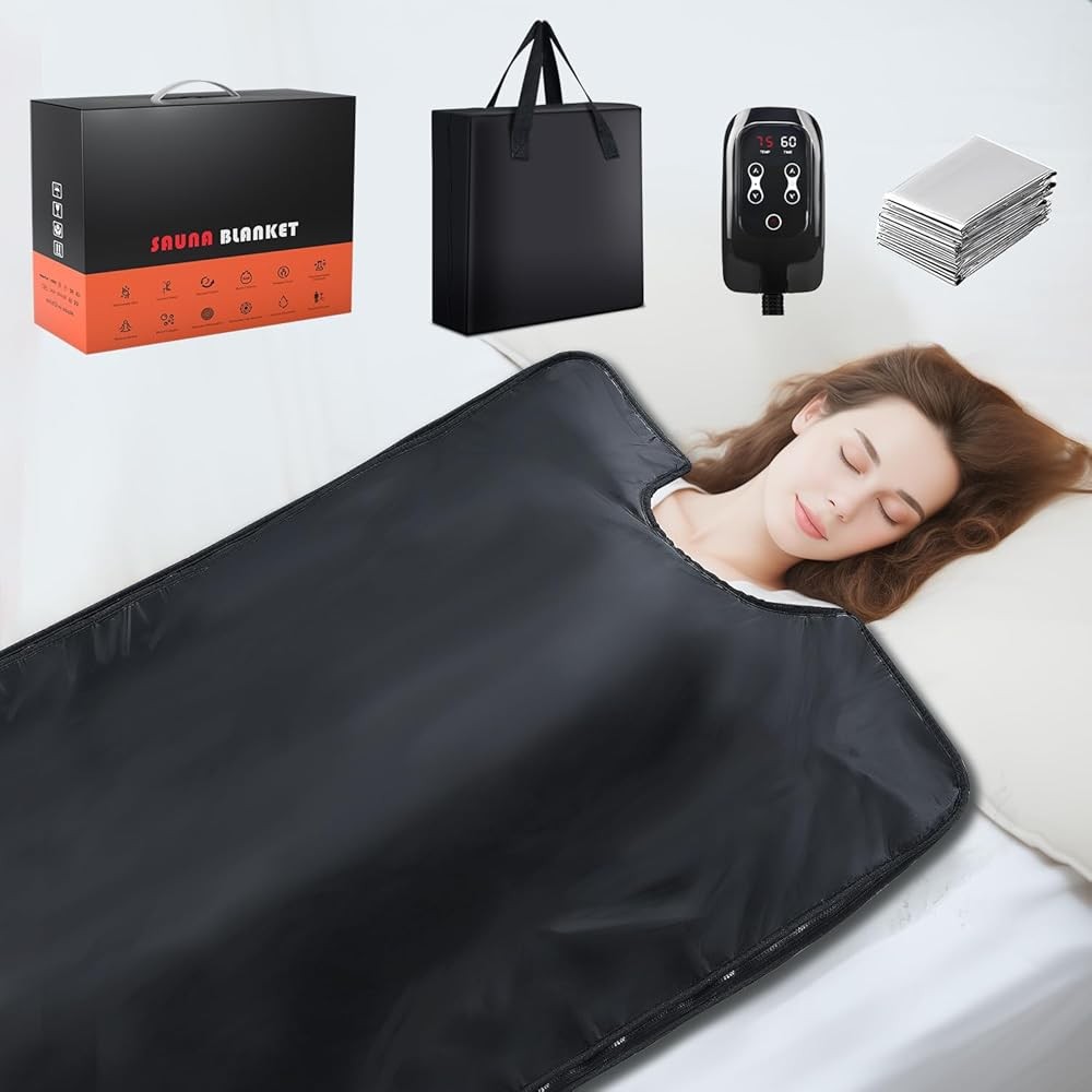 Low EMF Carbon Crystal Infrared Sauna Blanket