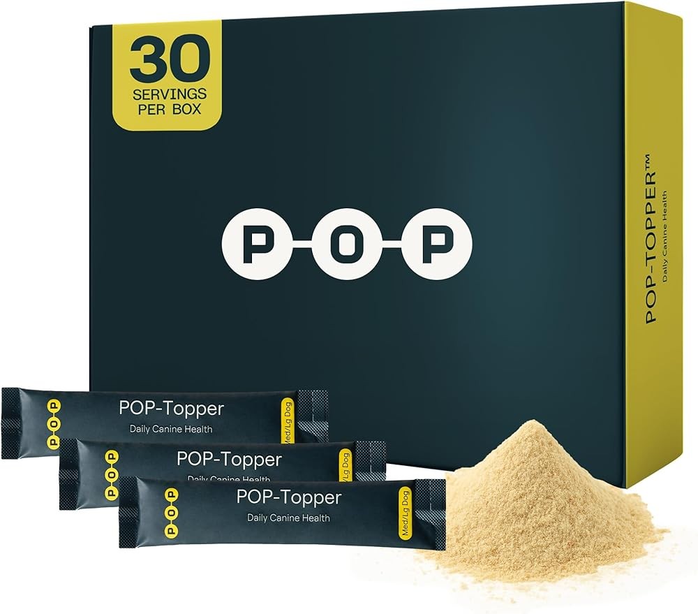 POP-Topper Dog Food Meal Toppers Multivitamin Powder for Dogs
